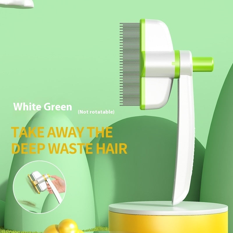 Self-Cleaning Pet Hair Removal Brush for Cats & Dogs