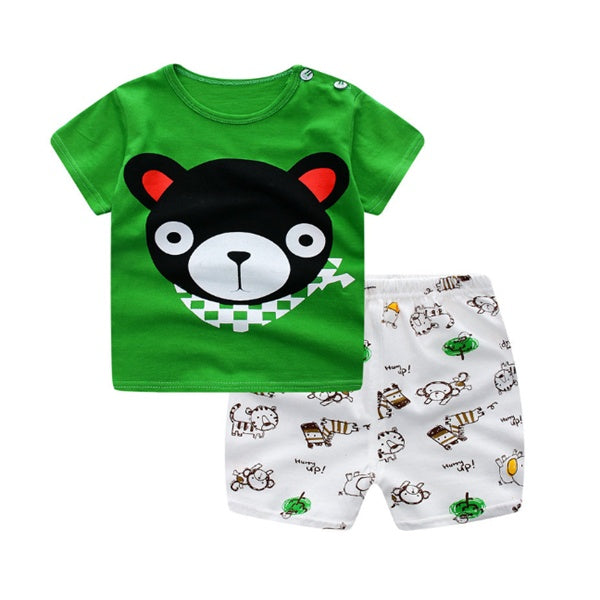 Kits Summer Clothes T-shirt Baby Girl Casual Clothing Sets